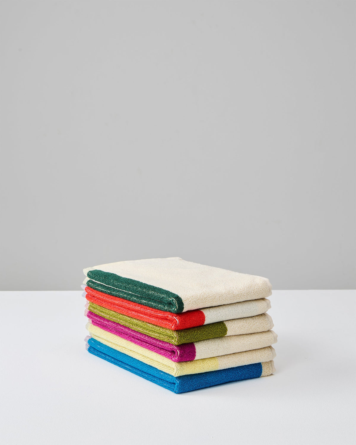 Gastendoekjes Set Aqua Fuchsia Yellow (3 st.) - SUITE702