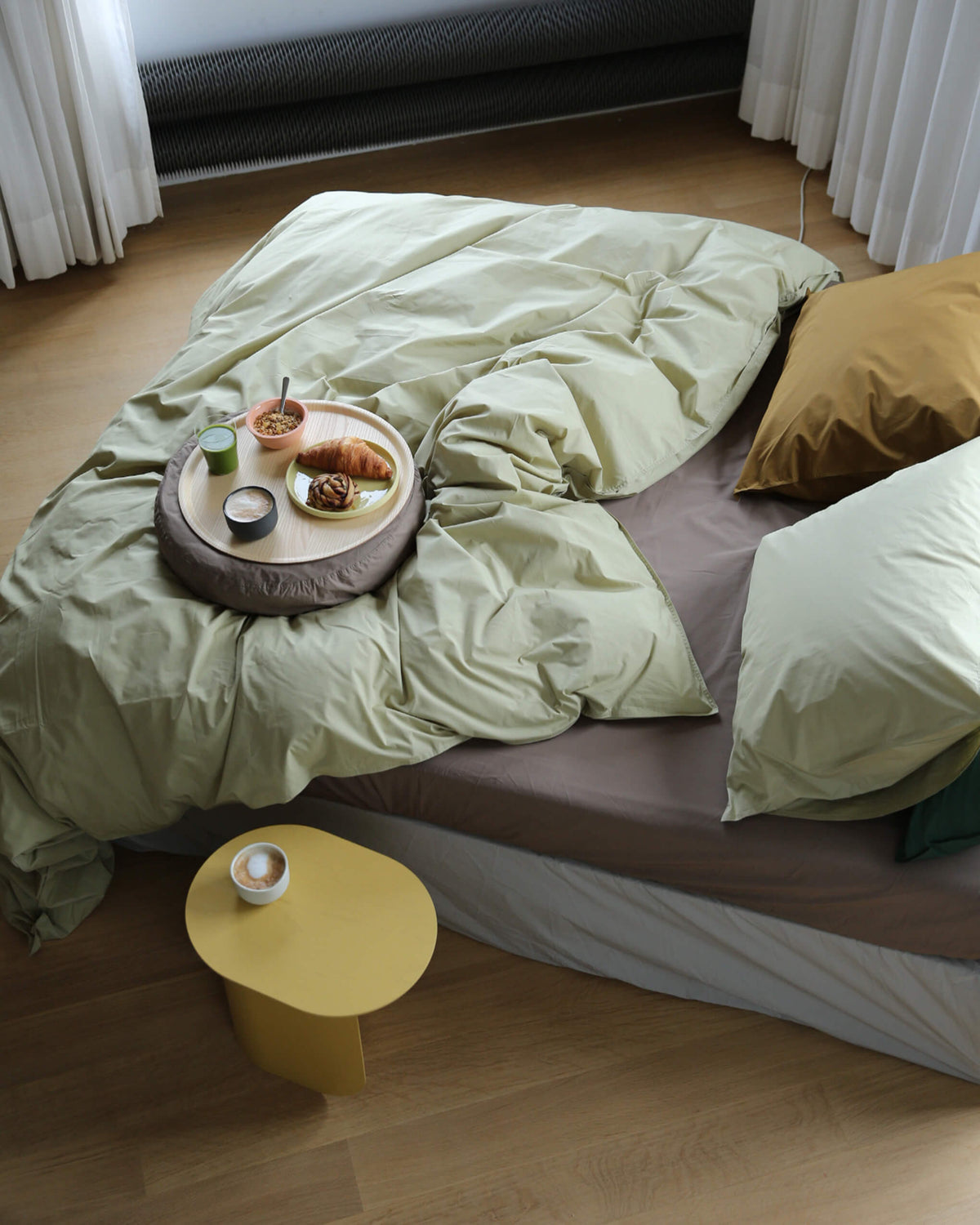 Dekbedovertrek Katoen Pistachio - SUITE702