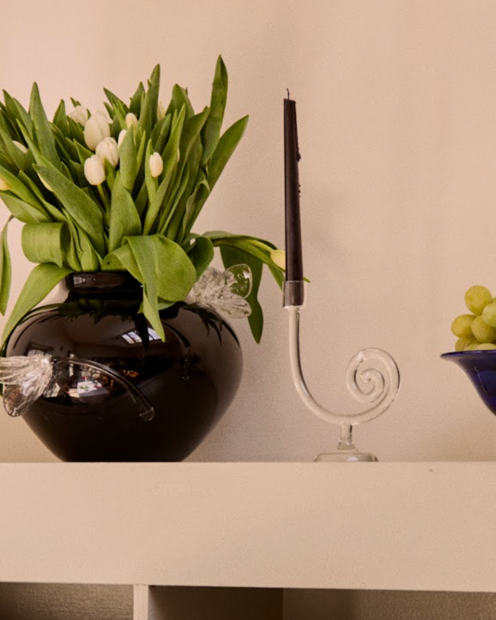 Single Stem Spiral Candleholder
