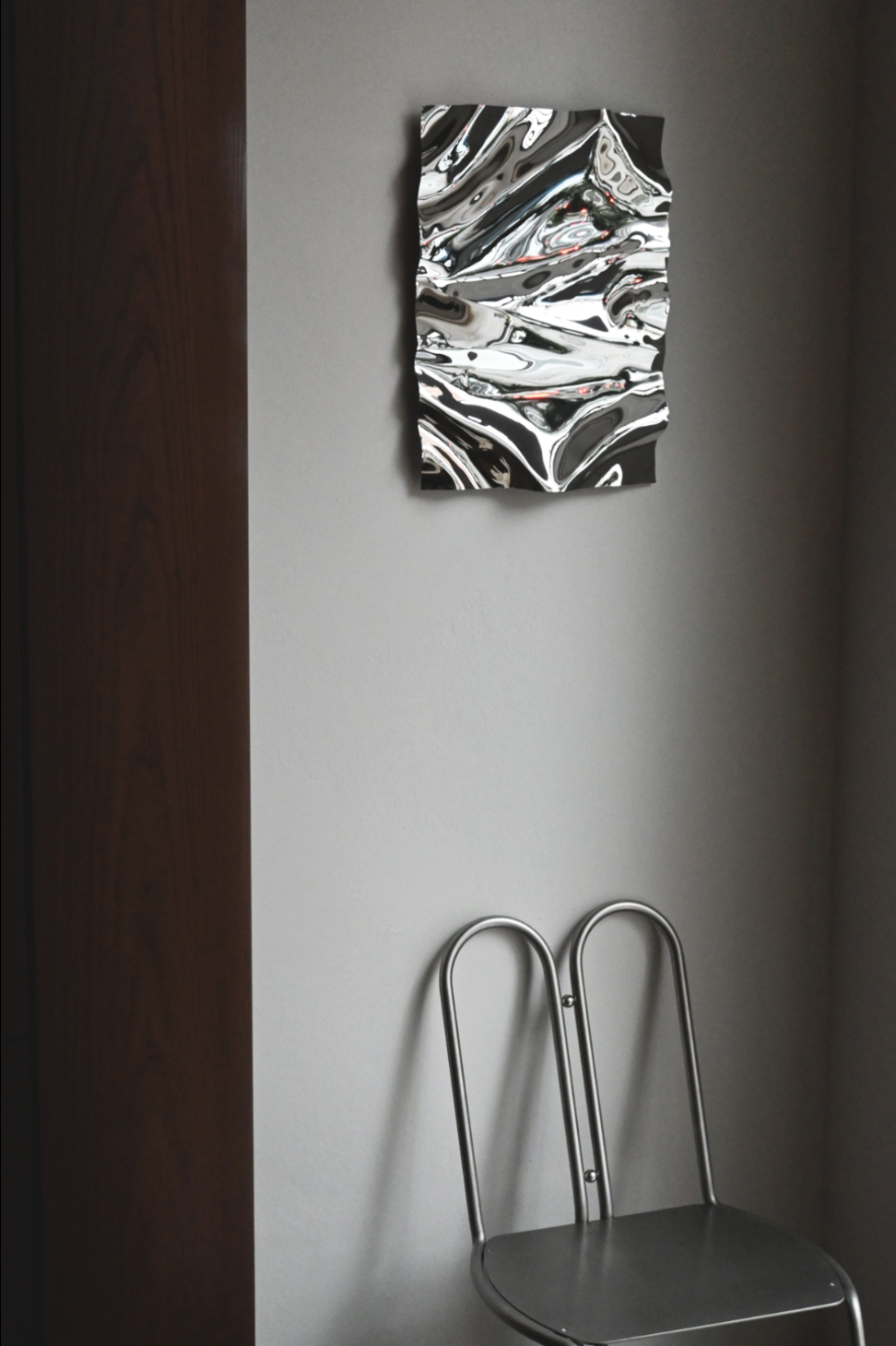Psychedelic Mirror 35*50 cm by Caia Leifsdotter — lifestyle setting