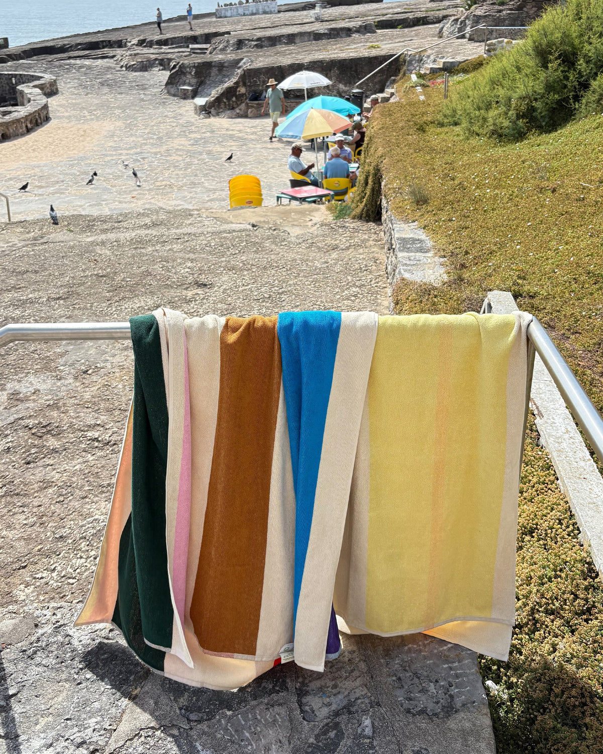 Strandlaken Aqua Orange Purple Yellow - SUITE702