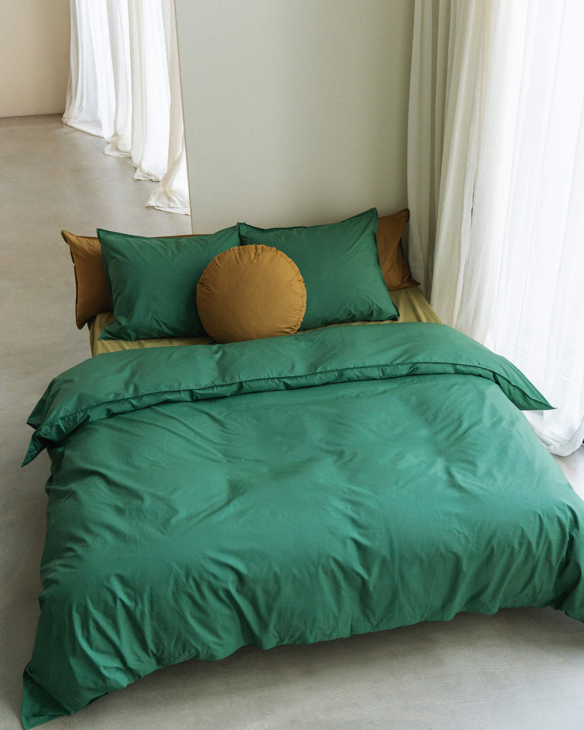 Dekbedovertrek Katoen Forest Green - SUITE702