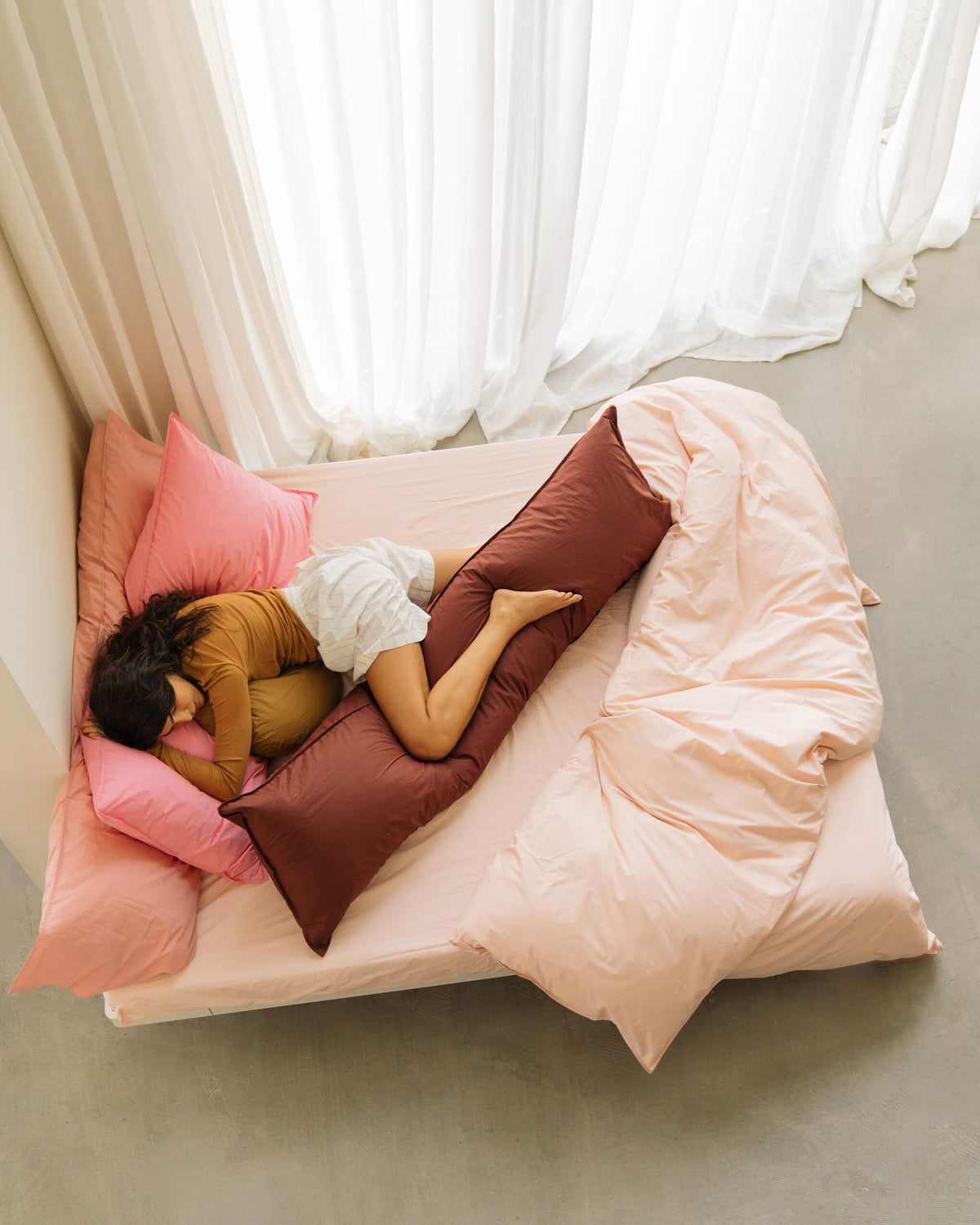 bedMATE Sloop Katoen Dusty Rose - SUITE702