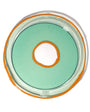 Try Tray Round - Clear Aqua, Ochre