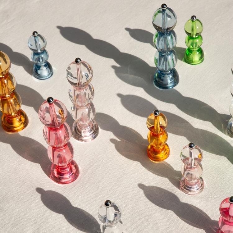 Amber Icy Bobbin Salt or Pepper Mill - Addison Ross Ltd UK