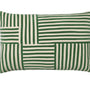 Ines Velvet Cushion 60×90 cm · Basil/Dusty White