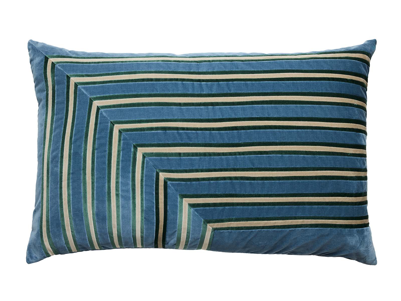 Lana Cushion in Silver Blue/Peacock/Light Kit