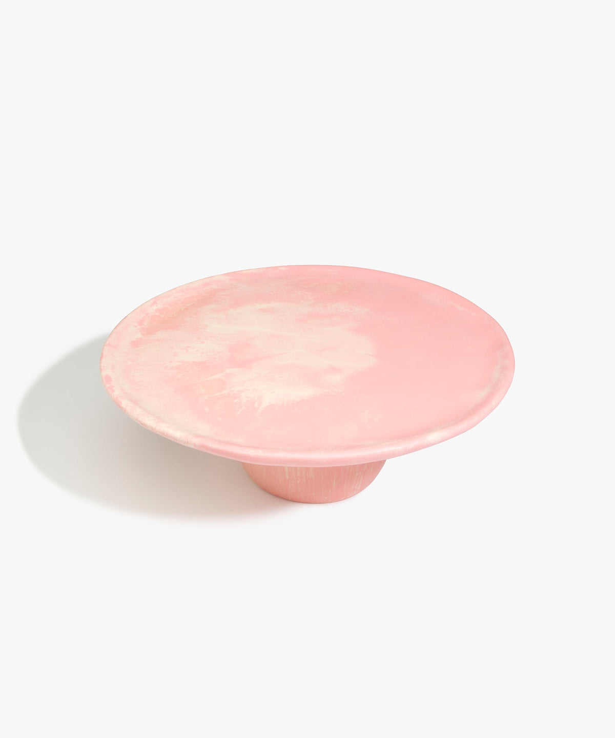 Dinosaur Designs Temple cake stand and plate in mint green colour resin..