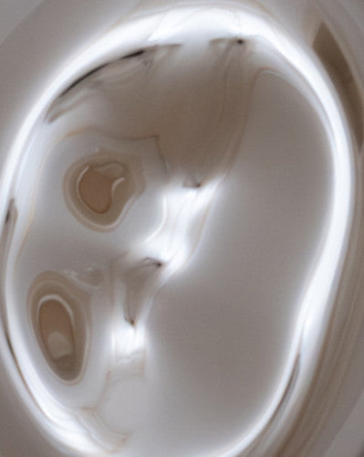 No. 153 | CONTEMPORARY MIRROR SCULPTURE | SILVER | L Ø 28x35cm