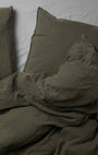 Army Green Cotton  pillowcase