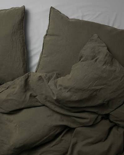 Army Green Cotton  pillowcase
